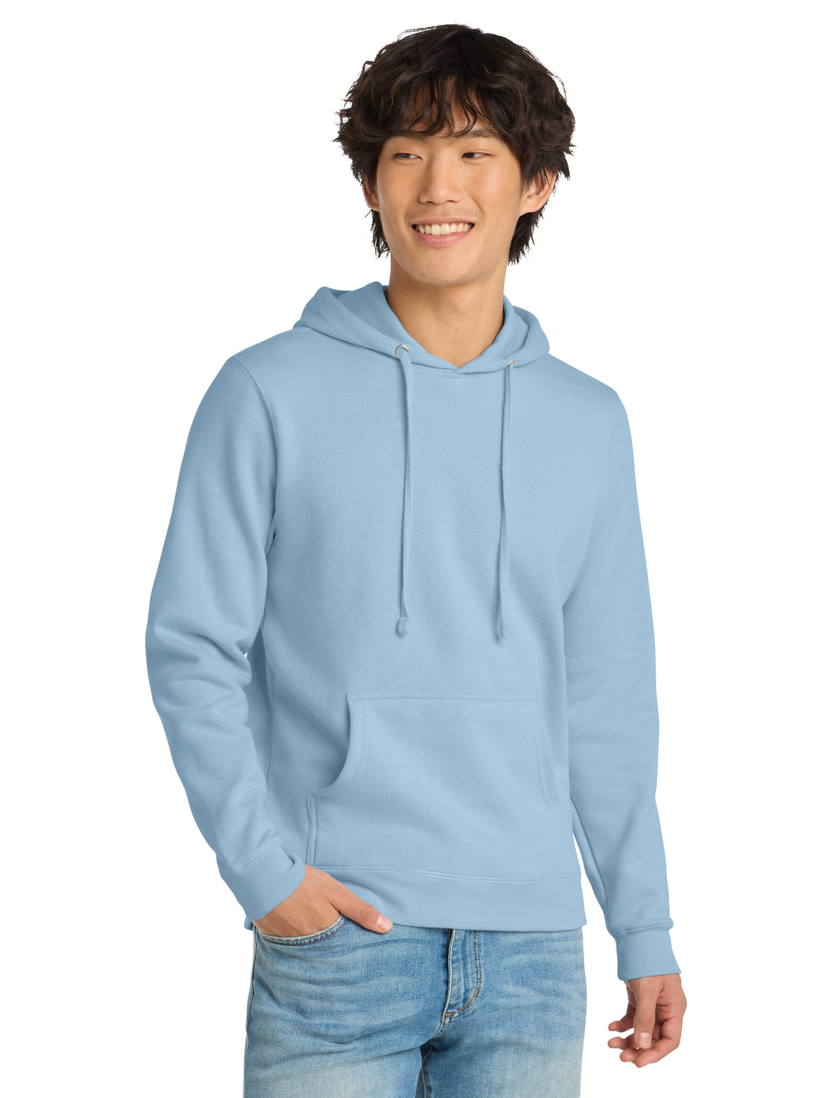 Men's V.I.T. Fleece Hoodie - DT6100 - Ice Blue