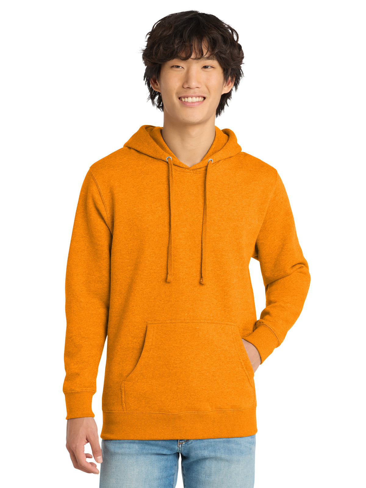 Men's V.I.T. Fleece Hoodie - DT6100 - Marigold Heather