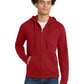 Men's V.I.T. Fleece Full-Zip Hoodie - DT6102 - Classic Red