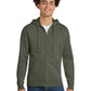 Men's V.I.T. Fleece Full-Zip Hoodie - DT6102 - Heathered Olive