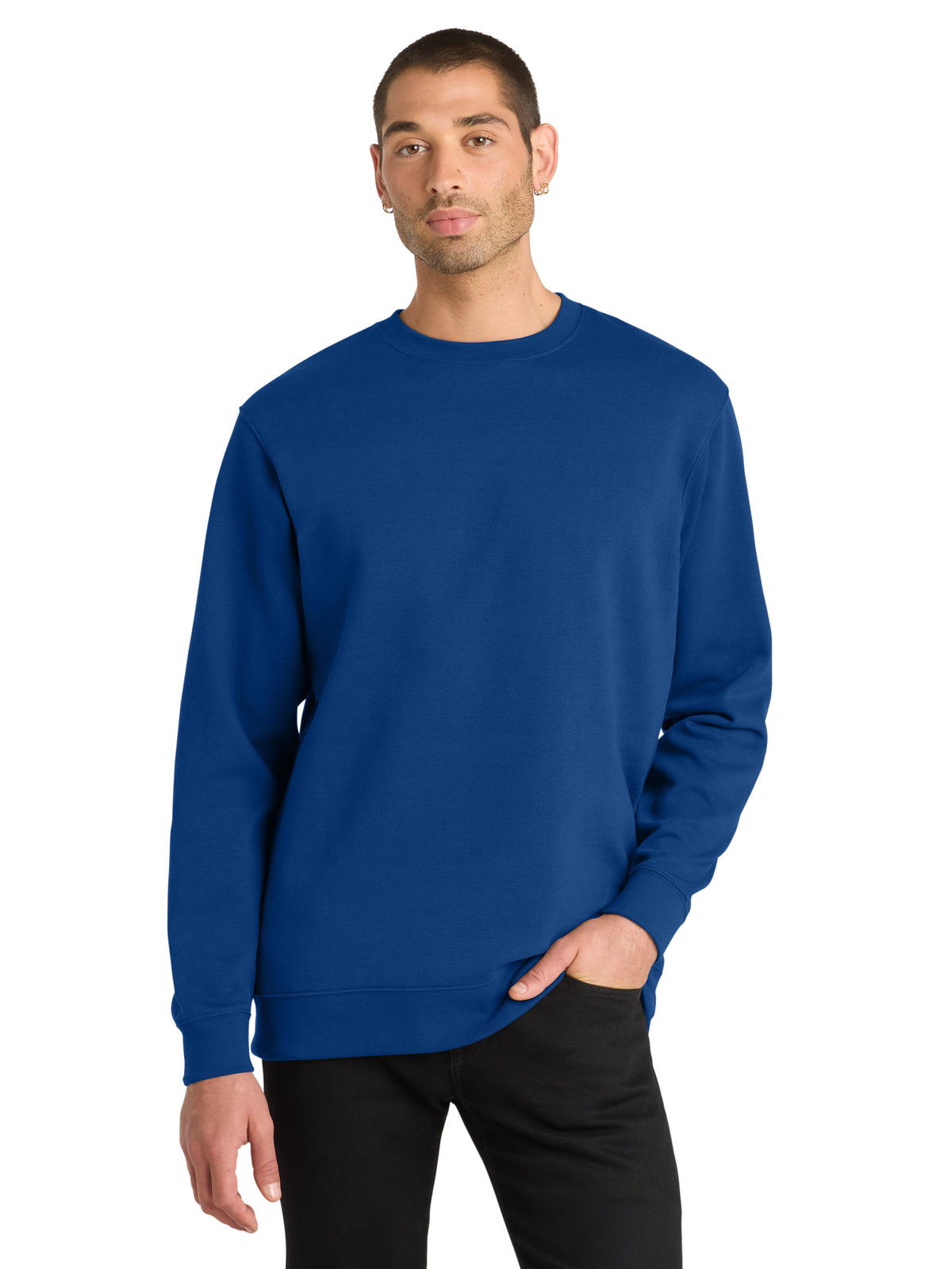 Men's Fleece Sweatshirt - DT6104 - Deep Royal