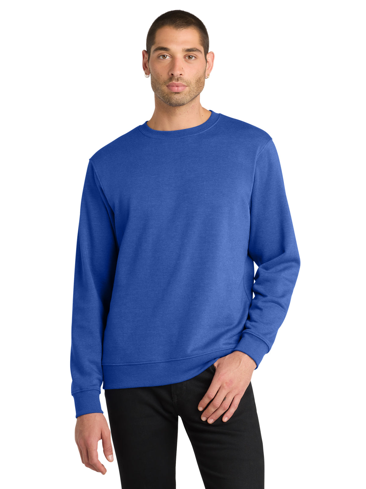 Men's Fleece Sweatshirt - DT6104 - Royal Frost