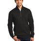 Men's 1/4-Zip Sweatshirt - DT6106 - Black