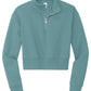 Women's Pocketless Fleece 1/2-Zip Sweatshirt - DT6111 - Eucalyptus Blue