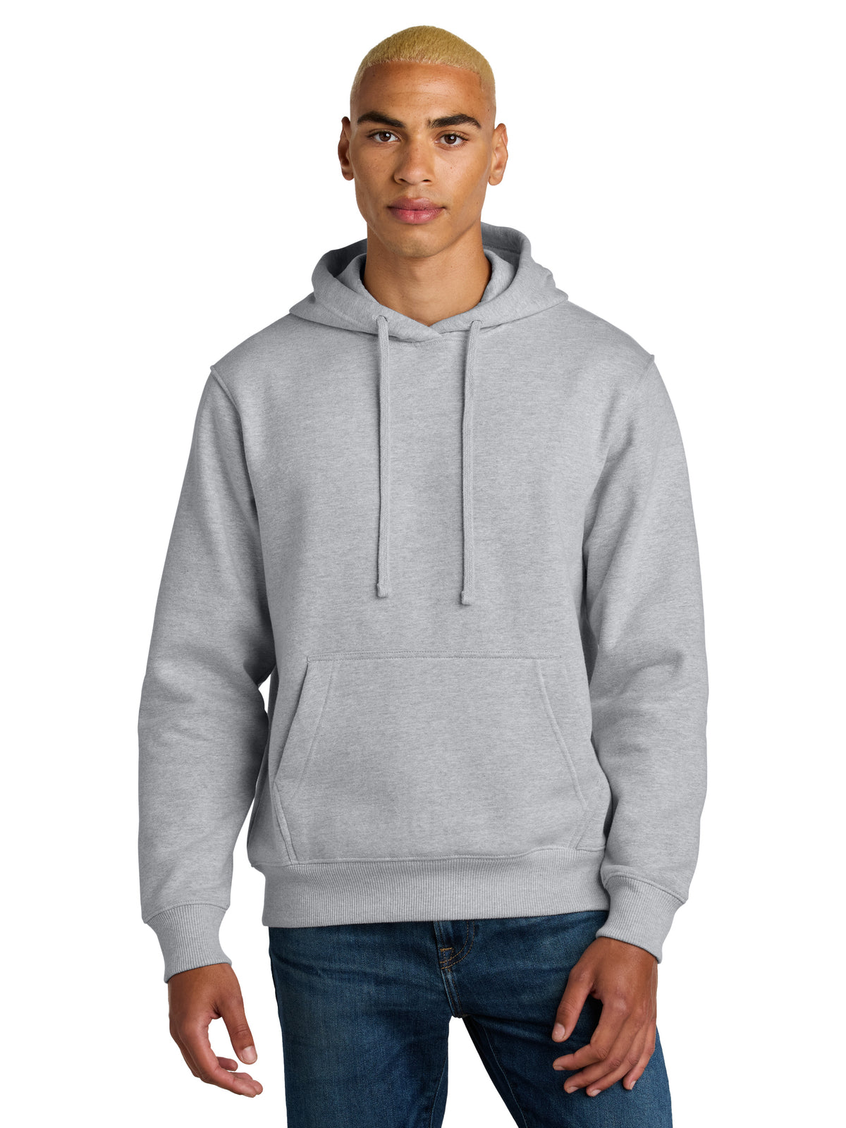 Men's V.I.T. Super Heavyweight Fleece Hoodie - DT6600 - Light Heather Grey
