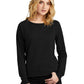 Women’s Featherweight French Terry Long Sleeve Crewneck Sweatshirt - DT672 - Black