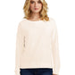 Women’s Featherweight French Terry Long Sleeve Crewneck Sweatshirt - DT672 - Gardenia