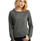 Women’s Featherweight French Terry Long Sleeve Crewneck Sweatshirt - DT672 - Washed Coal