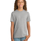 Youth Pocketless Short Sleeve Re-T-Shirt - DT8000Y - Light Heather Grey