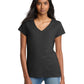 Women's Pocketless V-Neck Re-T-Shirt - DT8001 - Charcoal Heather