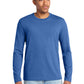 Men's Pocketless Long Sleeve Re-T-Shirt - DT8003 - Blue Heather