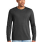 Men's Pocketless Long Sleeve Re-T-Shirt - DT8003 - Charcoal Heather
