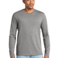 Men's Pocketless Long Sleeve Re-T-Shirt - DT8003 - Light Heather Grey