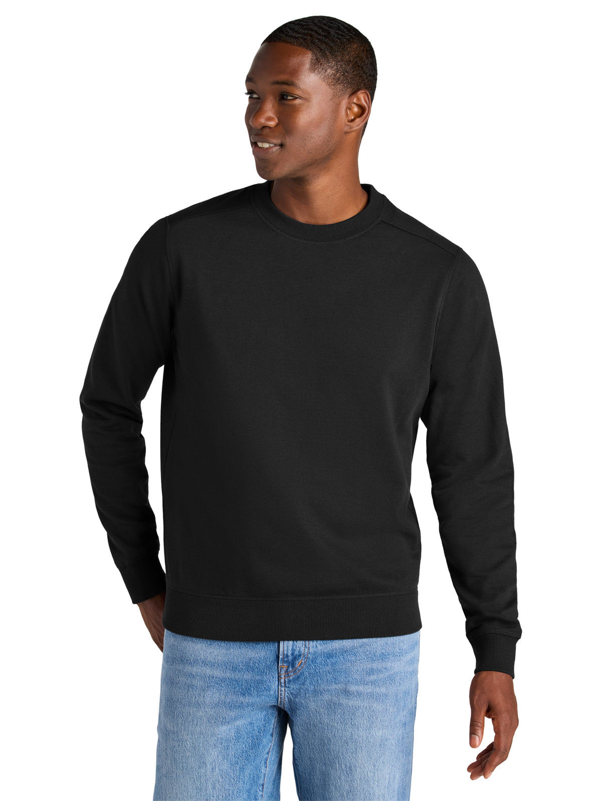 Men's Re-Fleece Crew - DT8104 - Black