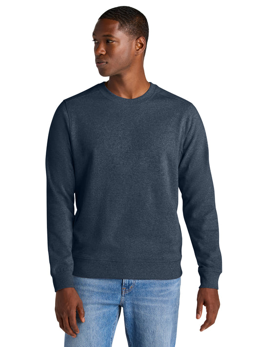 Men's Re-Fleece Crew - DT8104 - Heathered Navy