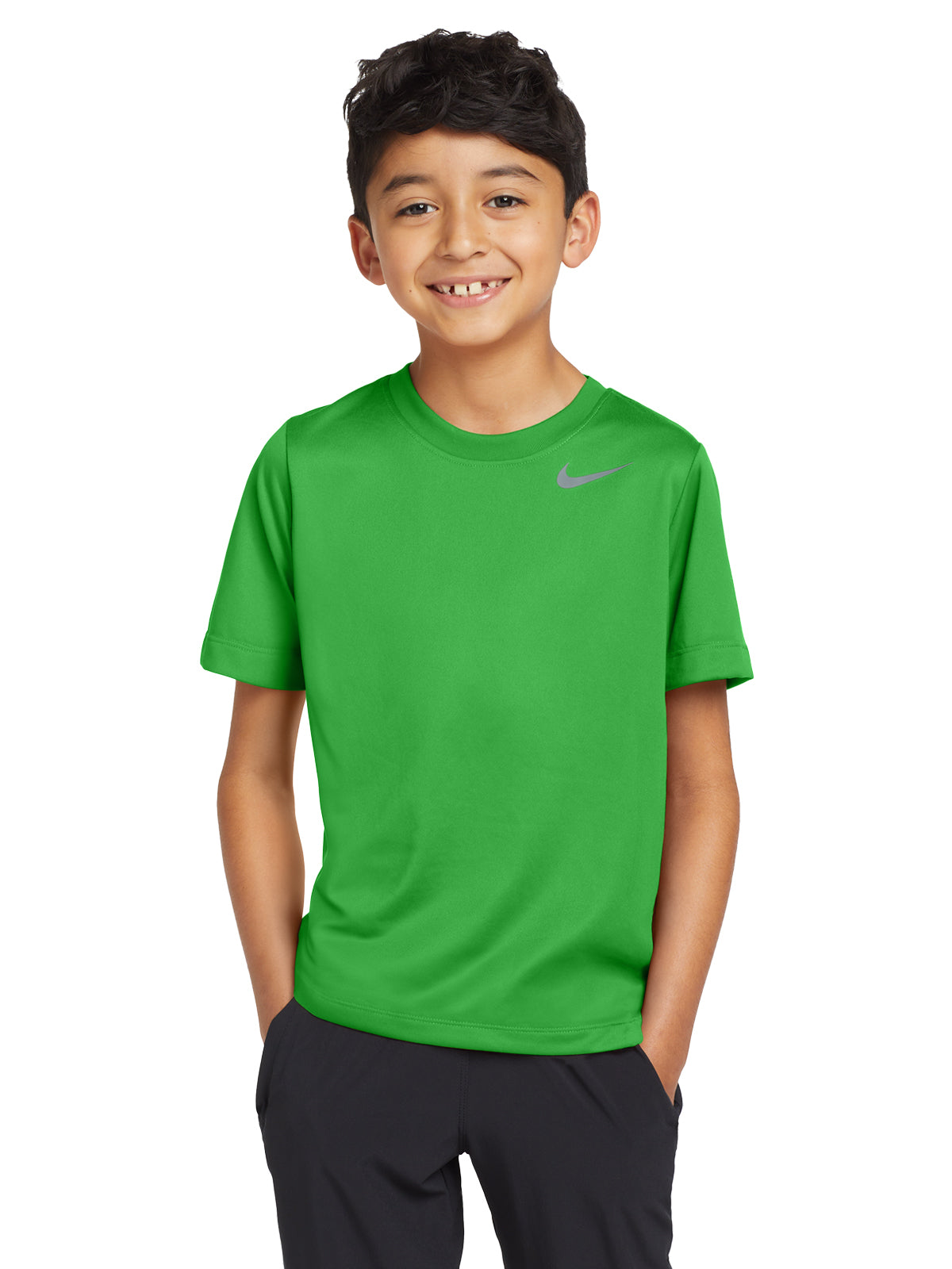Unisex Pocketless Youth Team rLegend Tee - DV7317 - Apple Green
