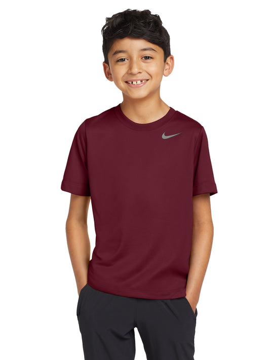 Unisex Pocketless Youth Team rLegend Tee - DV7317 - Deep Maroon