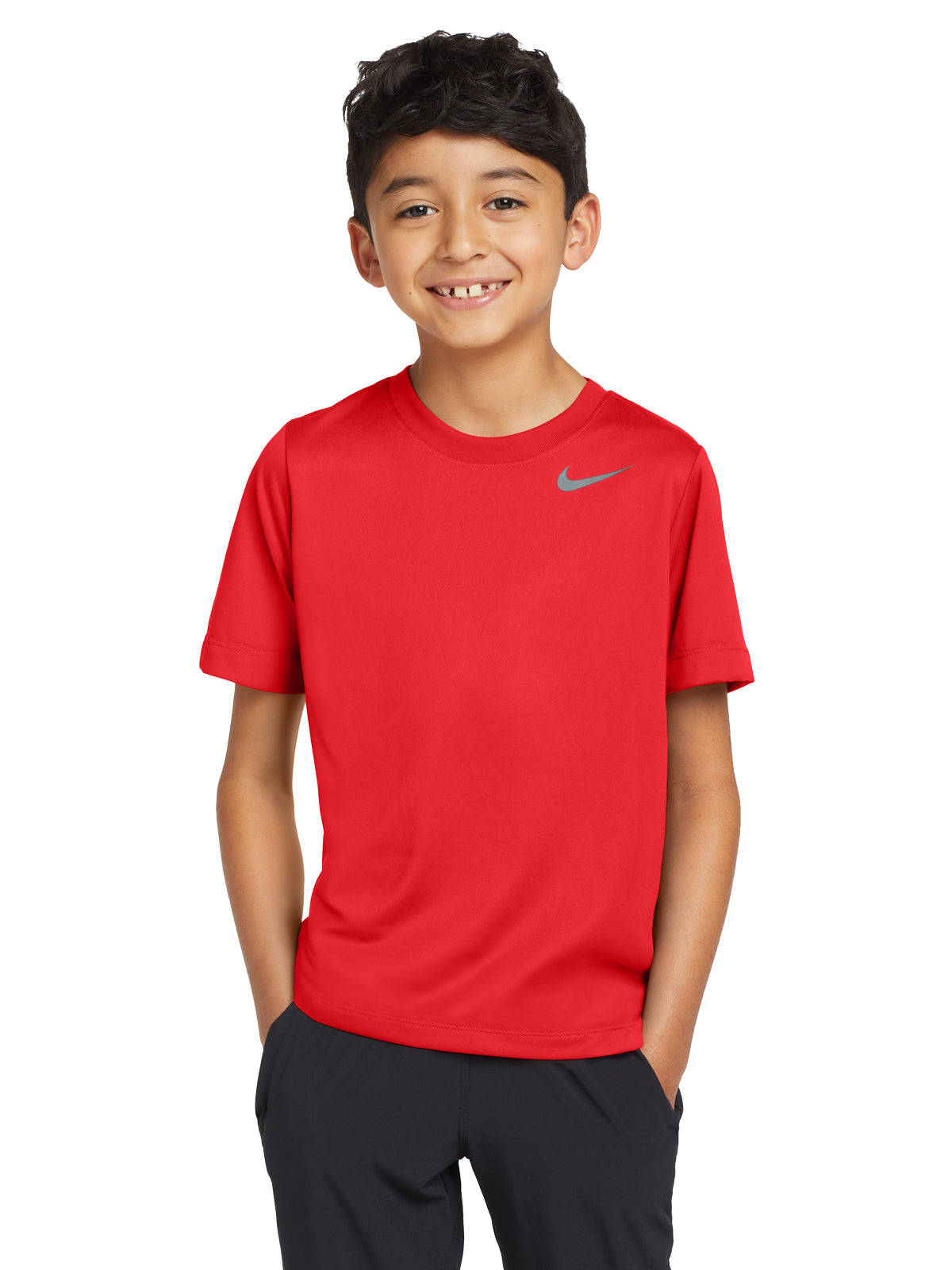 Unisex Pocketless Youth Team rLegend Tee - DV7317 - University Red
