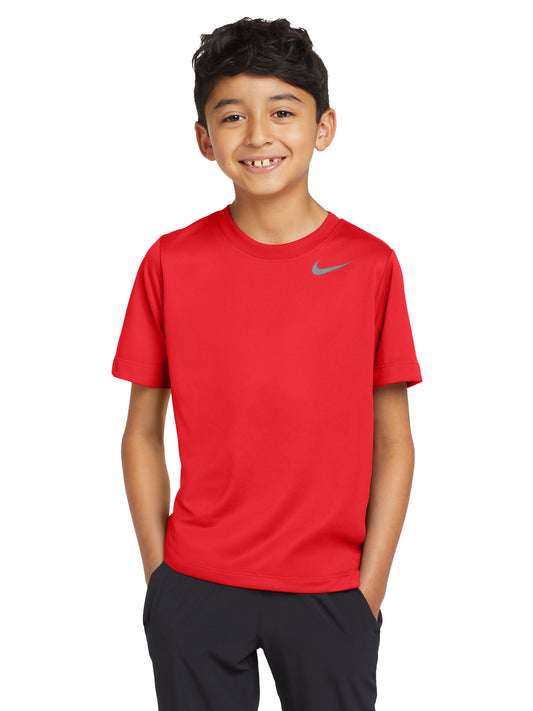 Unisex Pocketless Youth Team rLegend Tee - DV7317 - University Red