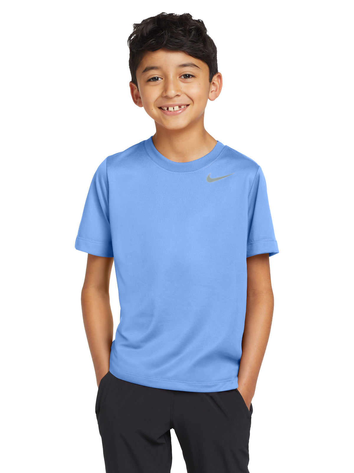 Unisex Pocketless Youth Team rLegend Tee - DV7317 - Valor Blue
