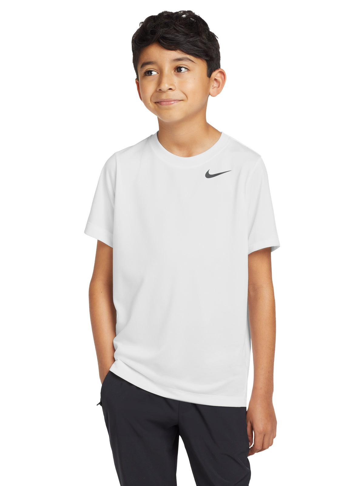 Unisex Pocketless Youth Team rLegend Tee - DV7317 - White