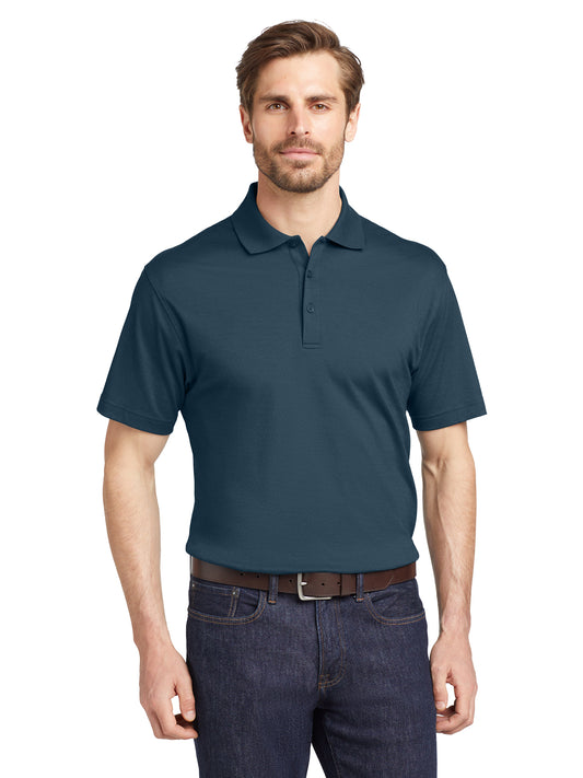 Men's Performance Polo - EB102 - Coast Blue