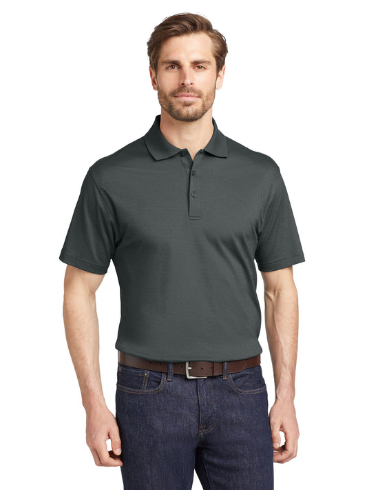 Men's Performance Polo - EB102 - Grey Steel