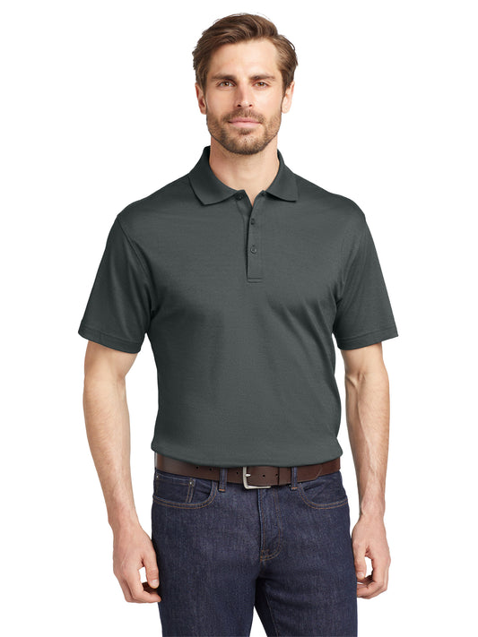 Men's Performance Polo - EB102 - Grey Steel