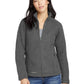Women's Full-Zip Fleece Jacket - EB201 - Grey Steel