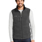 Men's Fleece Vest - EB204 - Grey Steel