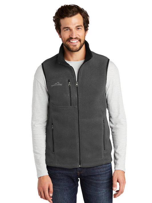 Men's Fleece Vest - EB204 - Grey Steel