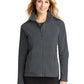 Women's Full-Zip Microfleece Jacket - EB225 - Grey Steel