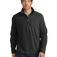 Men's 1/2 Zip Microfleece Sweatshirt - EB226 - Black