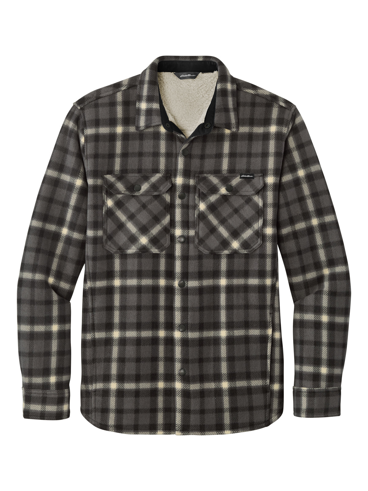 Men's Four-Pocket Woodland Shirt Jacket - EB228 - Grey Steel/Bone