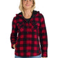 Women's Four-Pocket Woodland Shirt Jacket - EB229 - Radish/Black