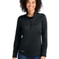 Women's Pocketless Mid Layer 1/2-Zip Sweatshirt - EB2370 - Black