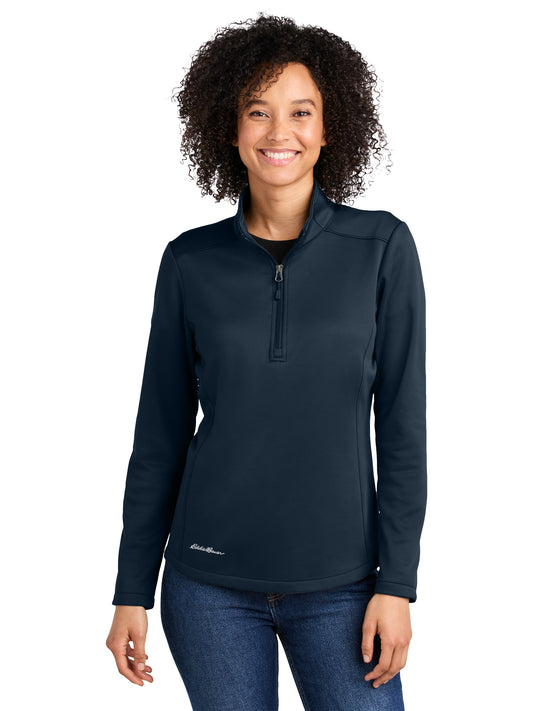 Women's Pocketless Mid Layer 1/2-Zip Sweatshirt - EB2370 - River Blue Navy
