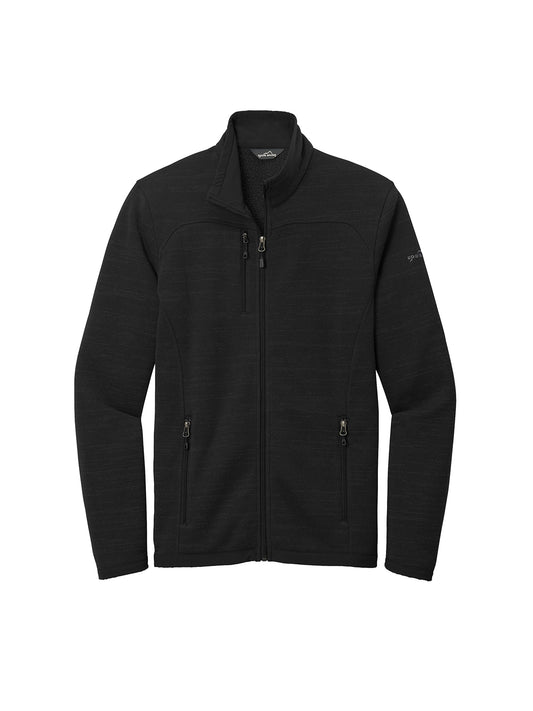Men's Full-Zip Sweater Fleece Jacket - EB250 - Black