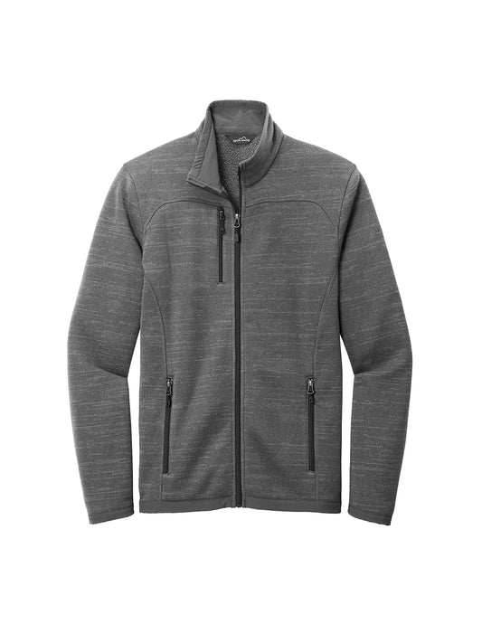 Men's Full-Zip Sweater Fleece Jacket - EB250 - Dark Grey Heather