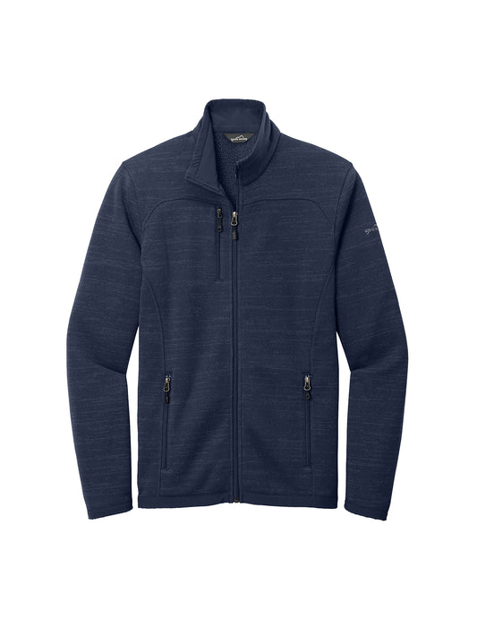Men's Full-Zip Sweater Fleece Jacket - EB250 - River Blue Navy Heather
