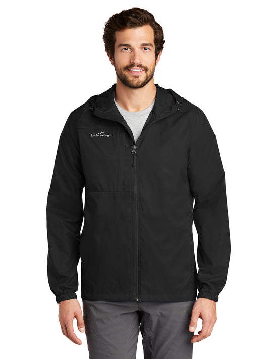 Men's Packable Wind Jacket - EB500 - Black