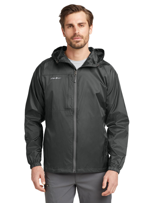Men's Packable Wind Jacket - EB500 - Grey Steel