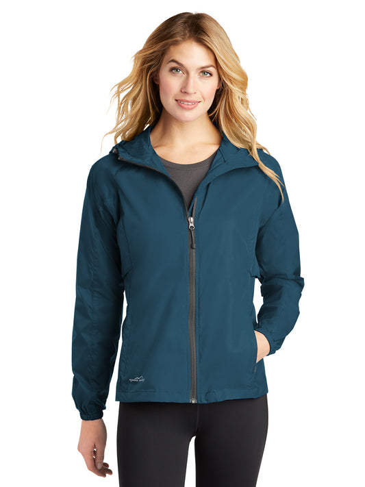 Women's Packable Wind Jacket - EB501 - Adriatic Blue