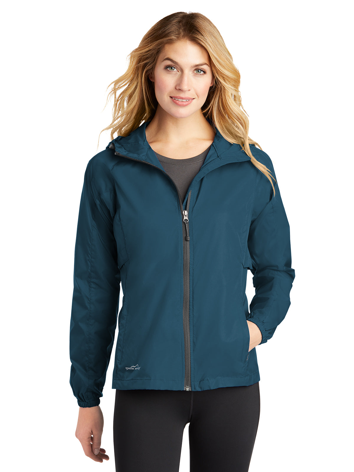 Women's Packable Wind Jacket - EB501 - Adriatic Blue