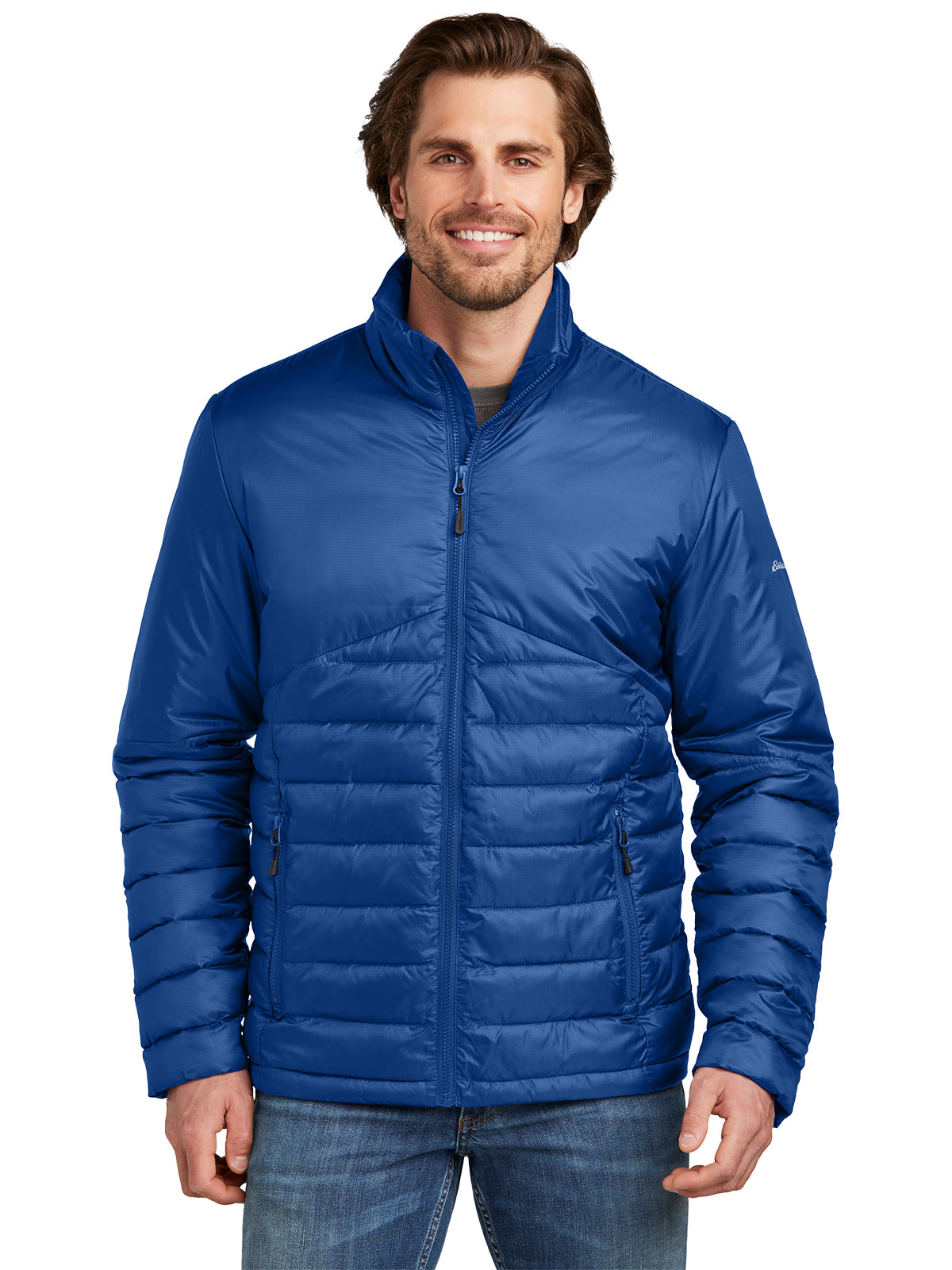 Men's Quilted Jacket - EB510 - Cobalt Blue