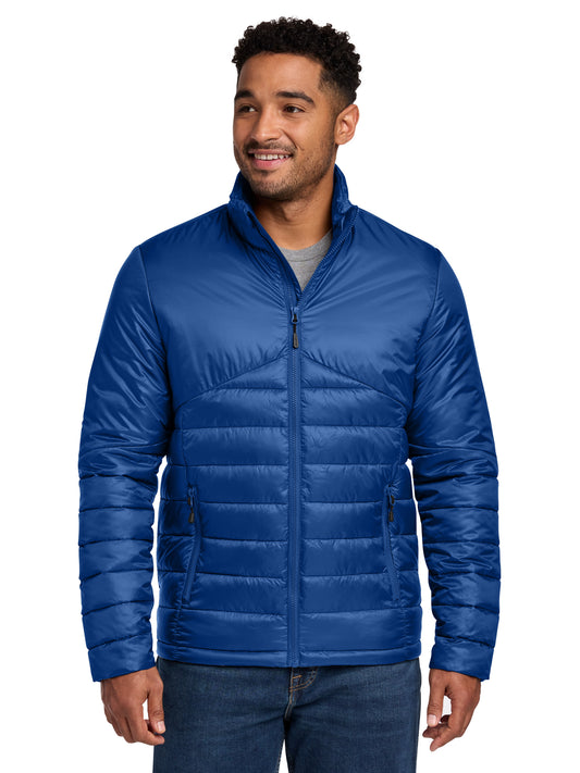 Men's Quilted Jacket - EB510 - Cobalt Blue