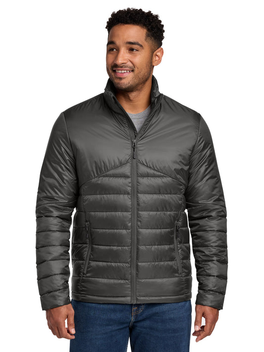 Men's Quilted Jacket - EB510 - Iron Gate