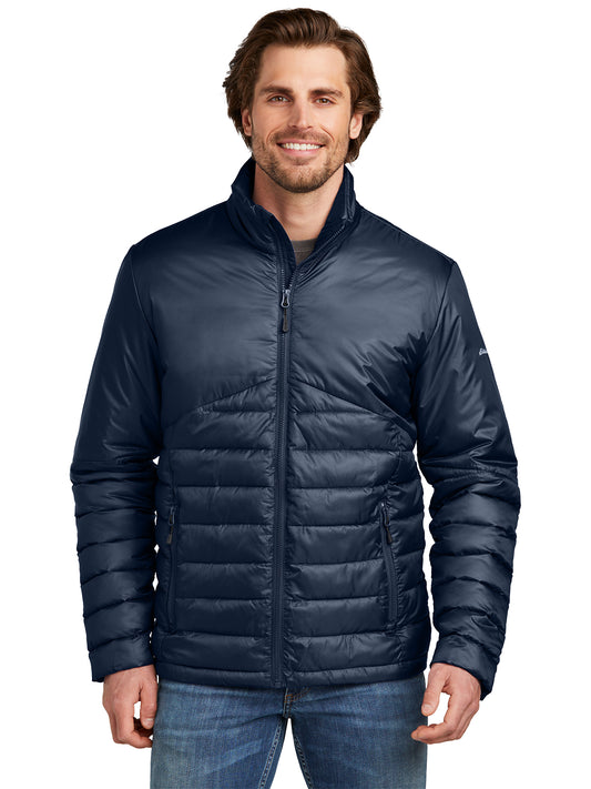 Men's Quilted Jacket - EB510 - River Blue Navy