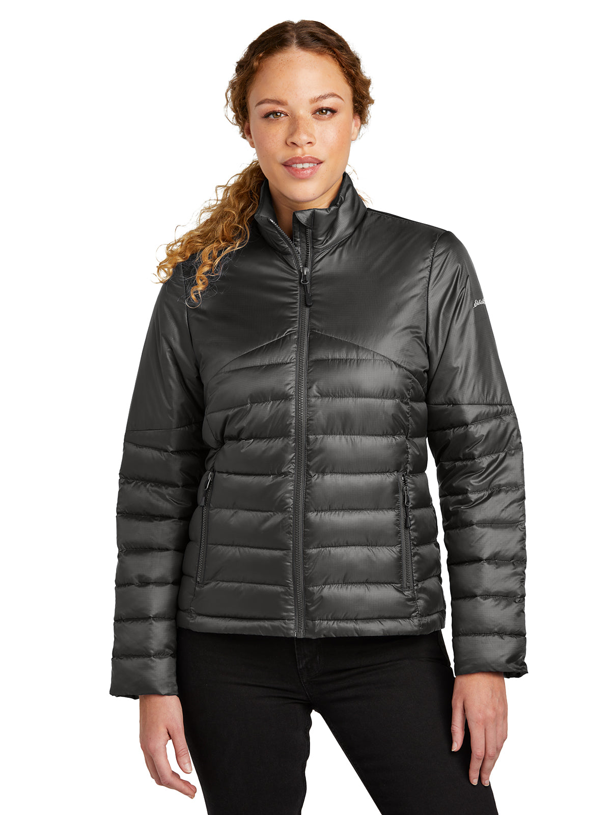 Women's Quilted Jacket - EB511 - Iron Gate