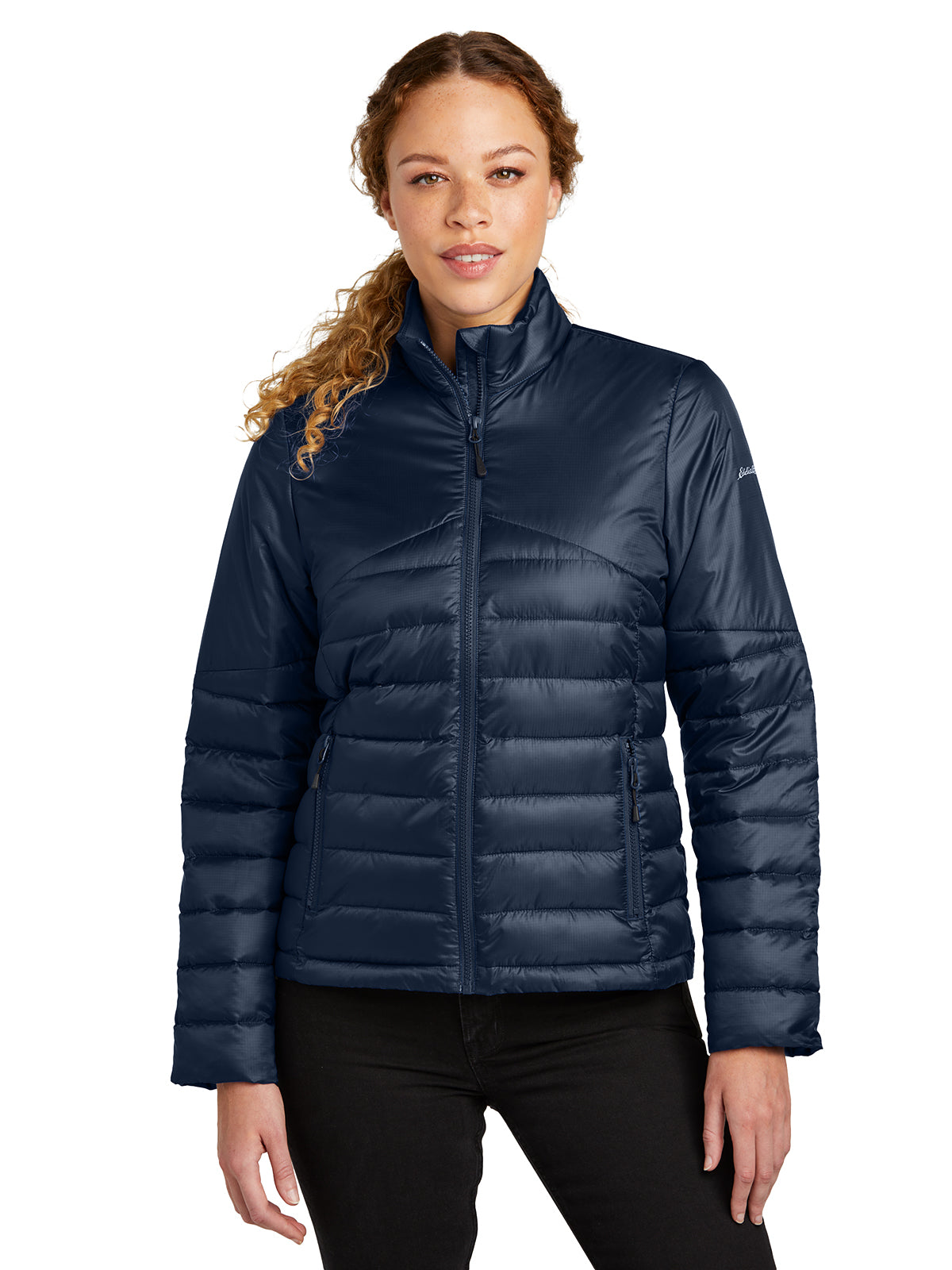 Women's Quilted Jacket - EB511 - River Blue Navy